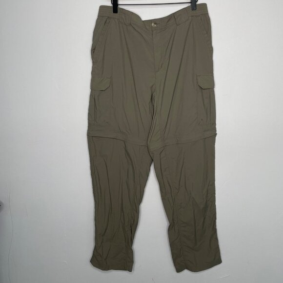 Columbia‎ Convertible Hiking Cargo Pants Mens Size Large Nylon Outdoor Gorpcore - Picture 1 of 9